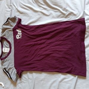 Maroon Pink Tee
